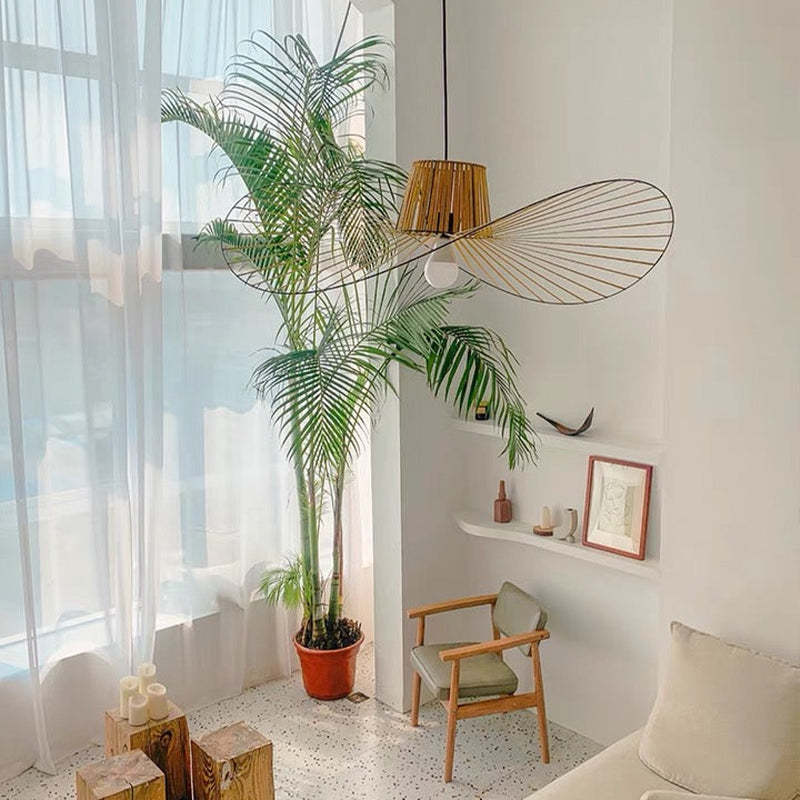 Zinco Fiore – Lampada a Sospensione in Tessuto con Motivo Floreale – Zincooccasions
