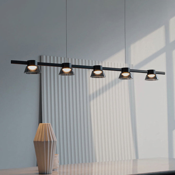 Zinco Linea – Lampada a Sospensione LED Lineare in Metallo Nero – Zincooccasions