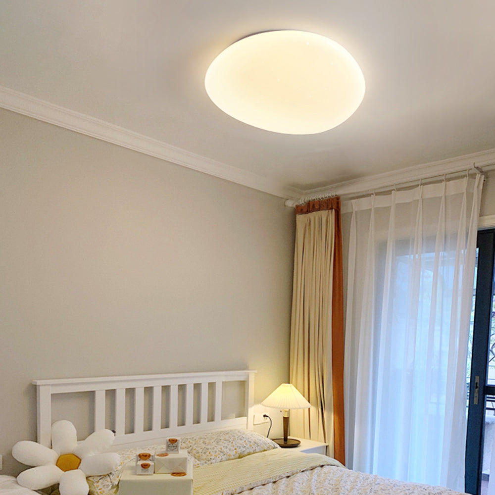 Zinco Ciottolo – Plafoniera LED Moderna a Forma di Ciottolo – Zincooccasions