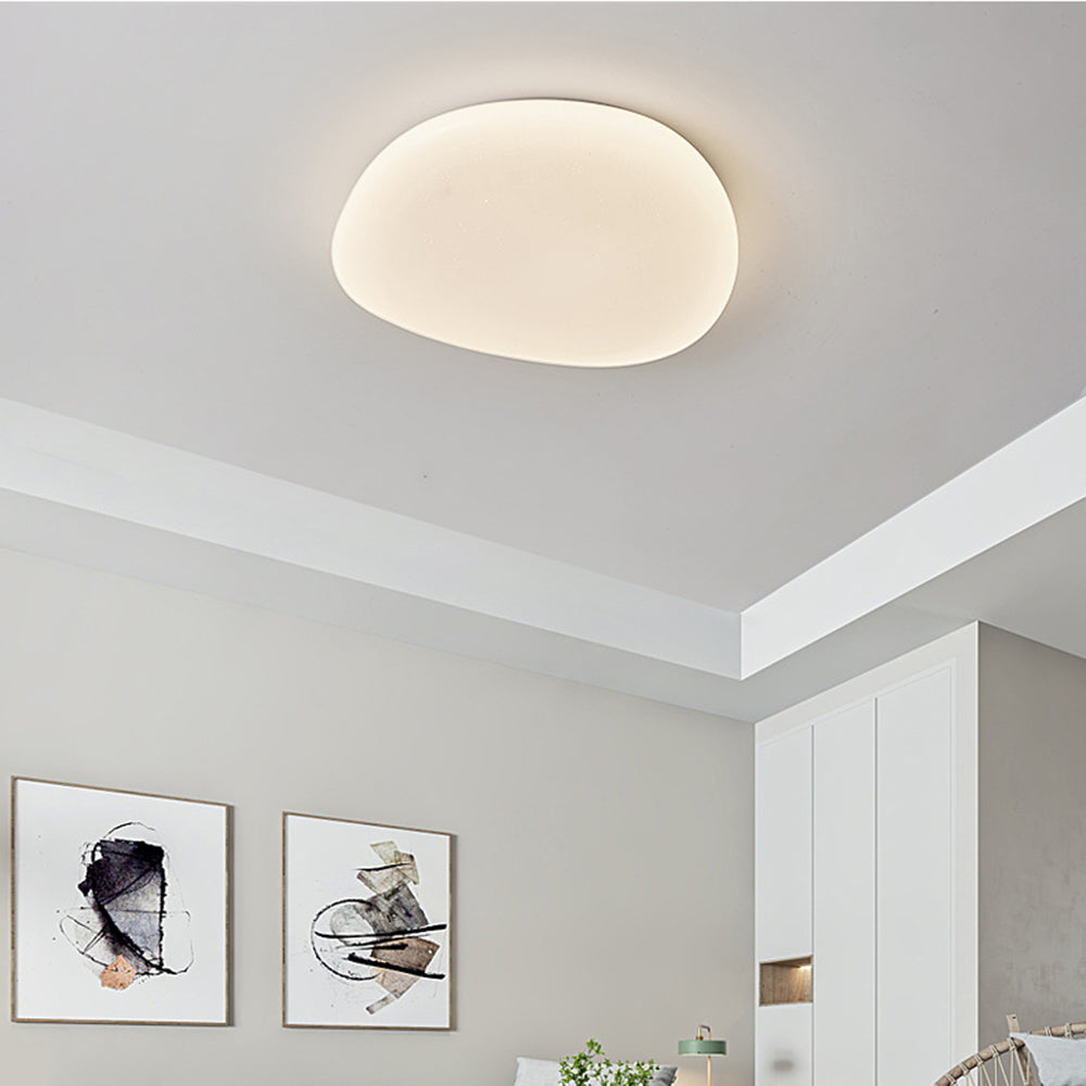 Zinco Ciottolo – Plafoniera LED Moderna a Forma di Ciottolo – Zincooccasions