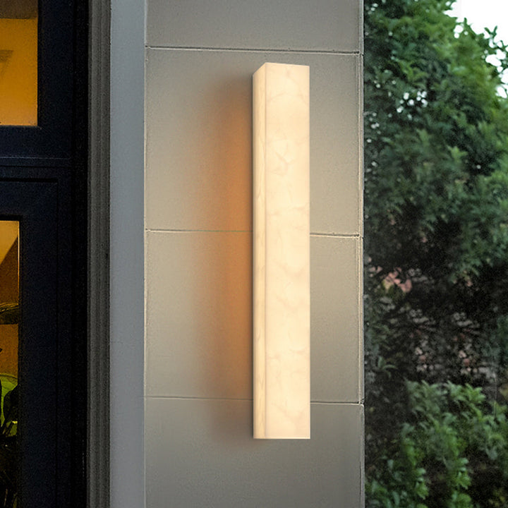 Zinco Resina – applique resina su portico moderno