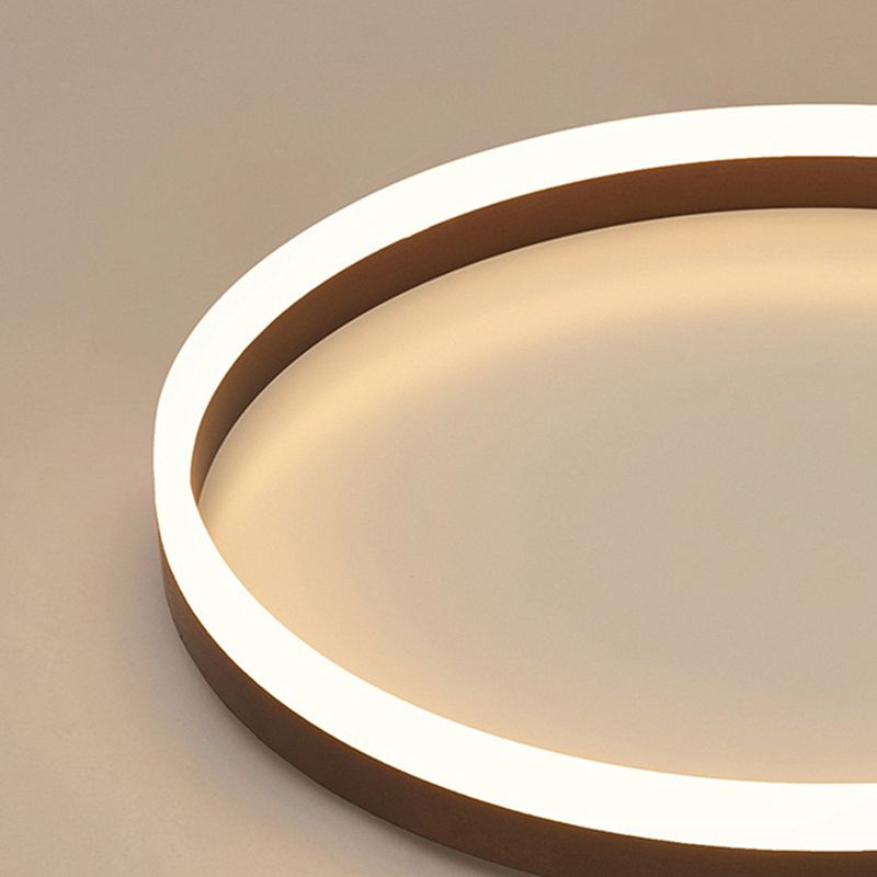 Zinco Anello Nero – plafoniera anello nero in camera da letto minimal