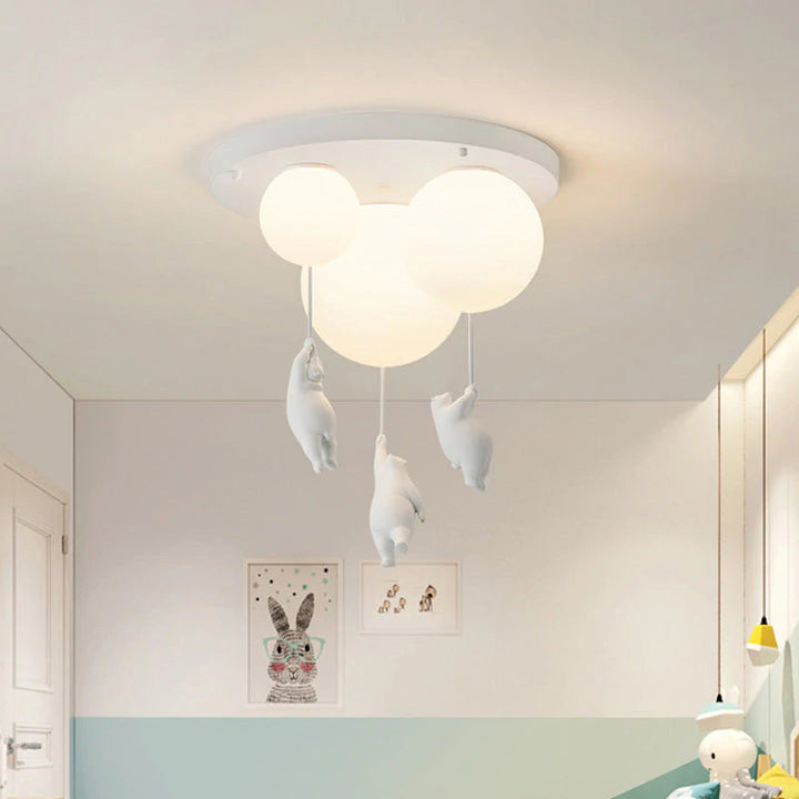 Zinco Aria – Plafoniera LED Moderna con Decorazione a Palloncino in Resina – Zincooccasions