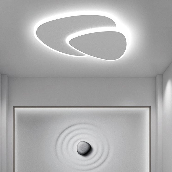 Zinco Geometria – effetto ombre geometriche plafoniera su soffitto