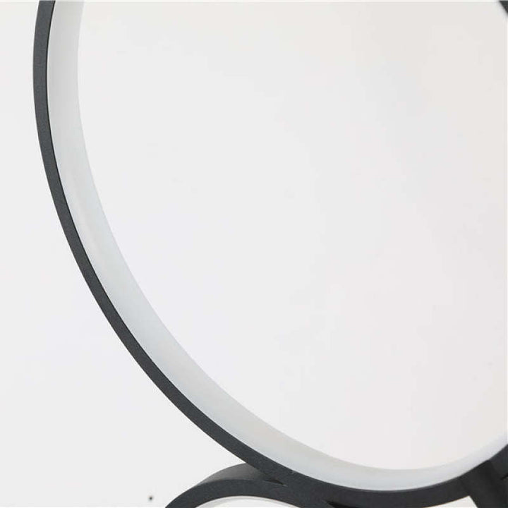 Zinco Ring – Lampada da Terra LED Multi-Anelli in Metallo e Silicone – Zincooccasions