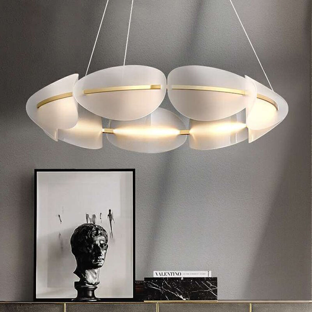 Zinco Cerchio – Lampada a Sospensione Anello in Metallo Bianco – Zincooccasions