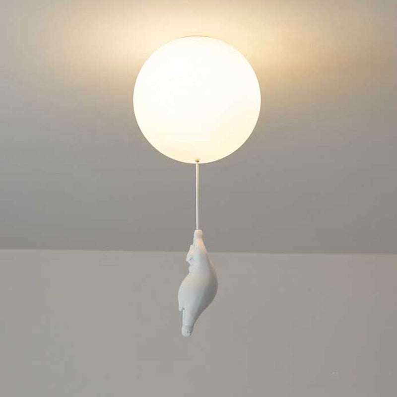 Zinco Aria – Plafoniera LED Moderna con Decorazione a Palloncino in Resina – Zincooccasions
