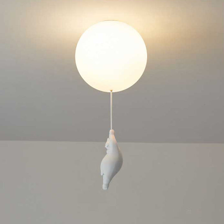 Zinco Aria – Plafoniera LED Moderna con Decorazione a Palloncino in Resina – Zincooccasions