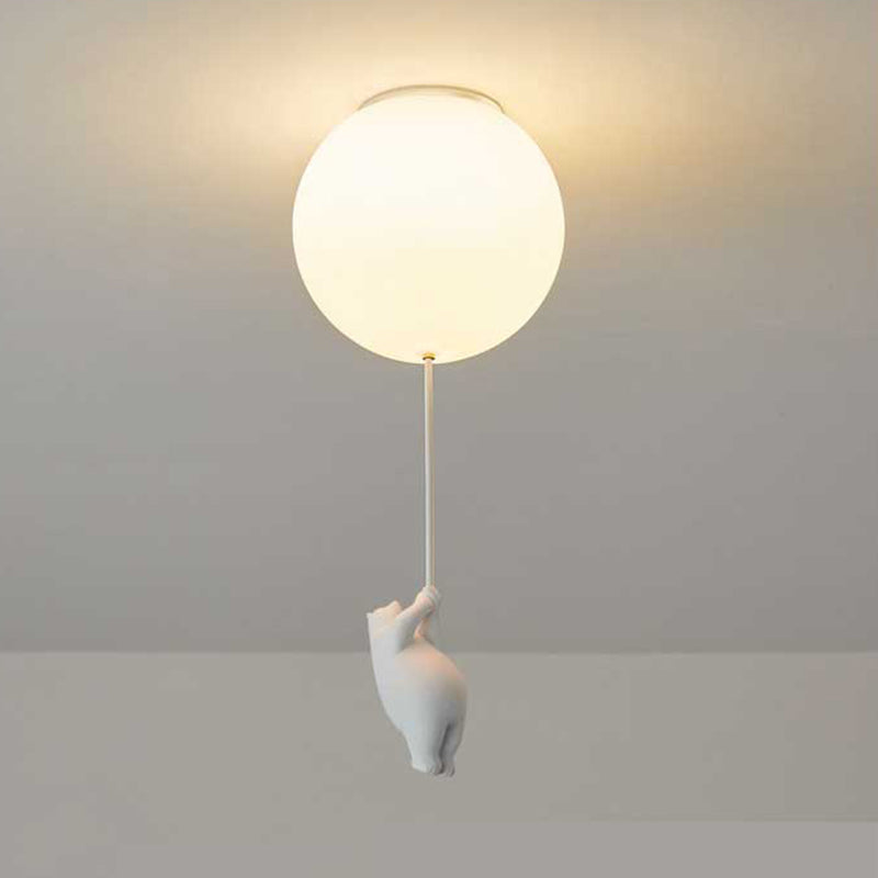 Zinco Aria – Plafoniera LED Moderna con Decorazione a Palloncino in Resina – Zincooccasions