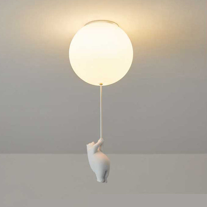 Zinco Aria – Plafoniera LED Moderna con Decorazione a Palloncino in Resina – Zincooccasions