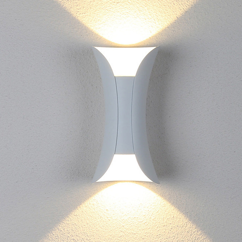 Zinco Curva – Applique da Esterno LED Curva per Corridoio e Facciata – Zincooccasions