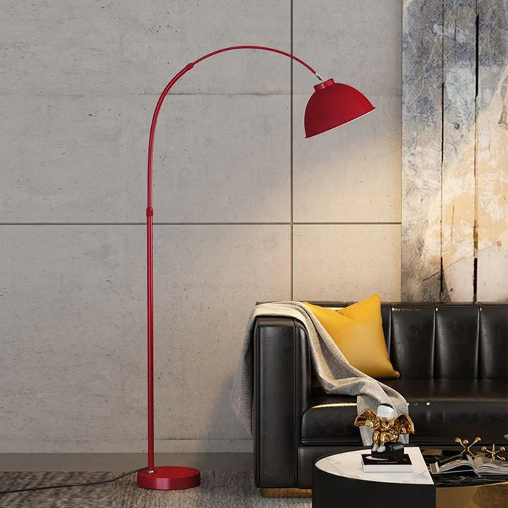 Zinco Colore – lampada da terra giallo solare, dettaglio