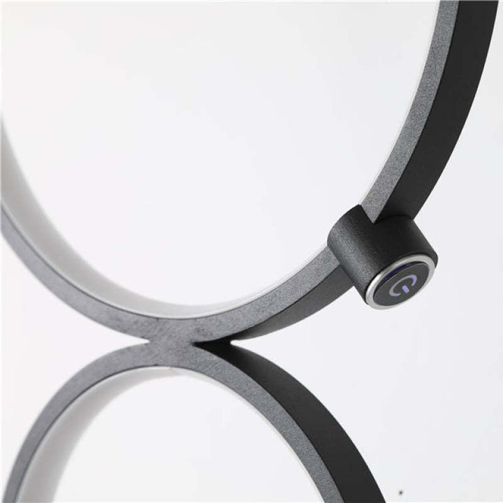 Zinco Ring – Lampada da Terra LED Multi-Anelli in Metallo e Silicone – Zincooccasions