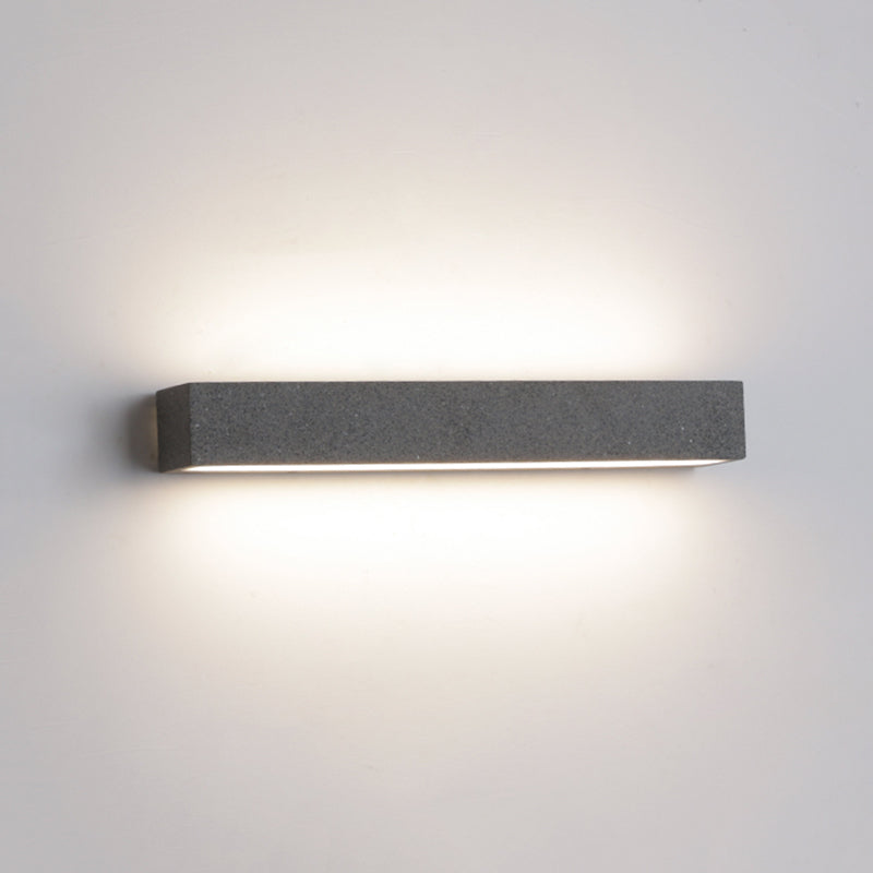 Zinco Rettangolo – Applique da Esterno Rettangolare LED in Metallo e Acrilico – Zincooccasions