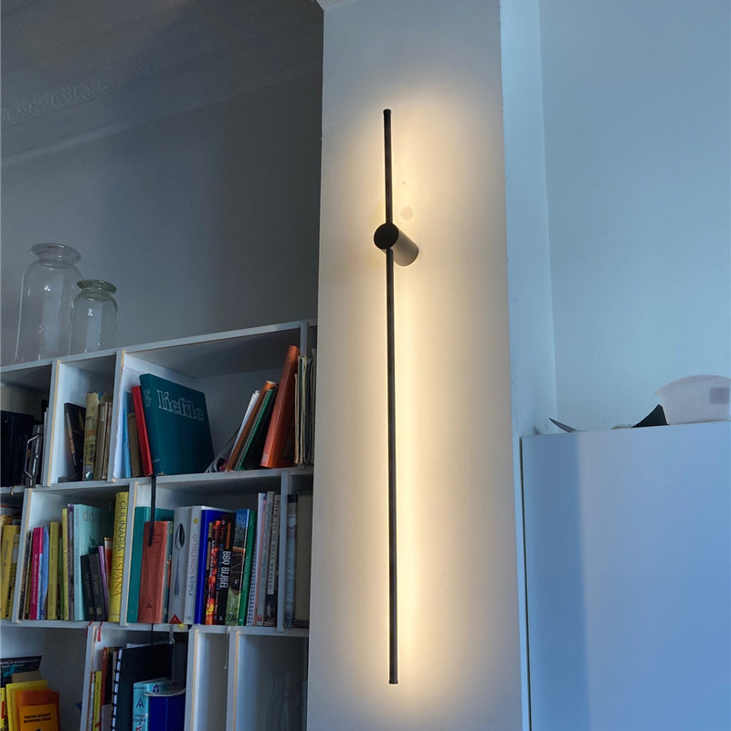 Zinco Rotante – Applique Esterna LED Nera Lineare Ruotabile – Zincooccasions