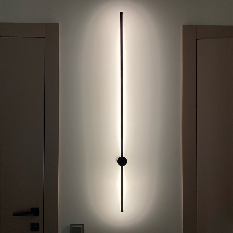 Zinco Rotante – Applique Esterna LED Nera Lineare Ruotabile – Zincooccasions