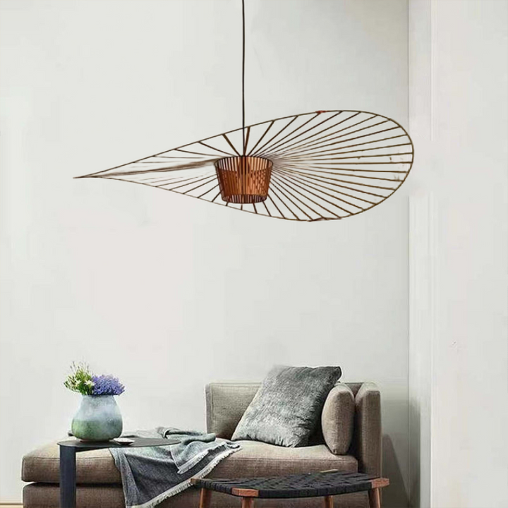 Zinco Fiore – Lampada a Sospensione in Tessuto con Motivo Floreale – Zincooccasions