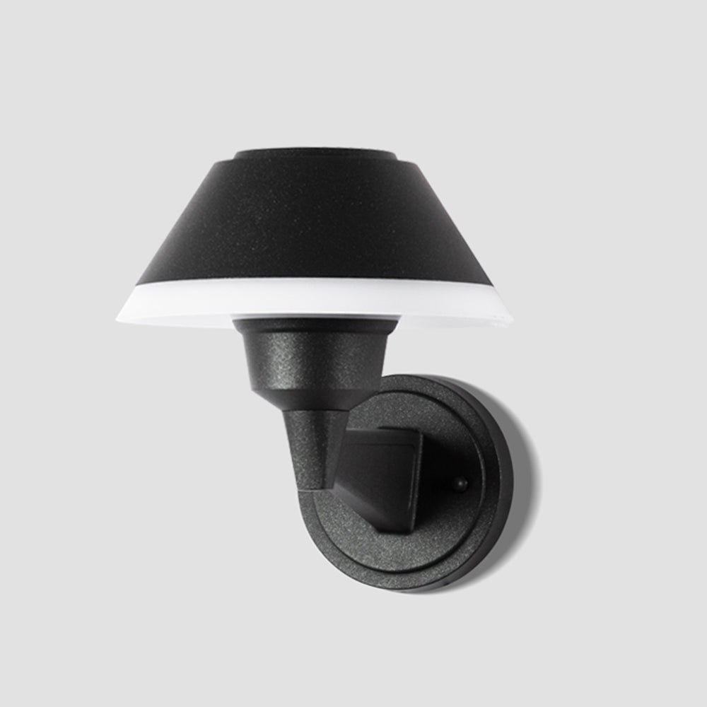 Zinco Notte – applique nera su ingresso residenziale