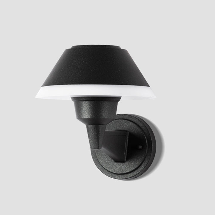 Zinco Notte – applique nera su ingresso residenziale