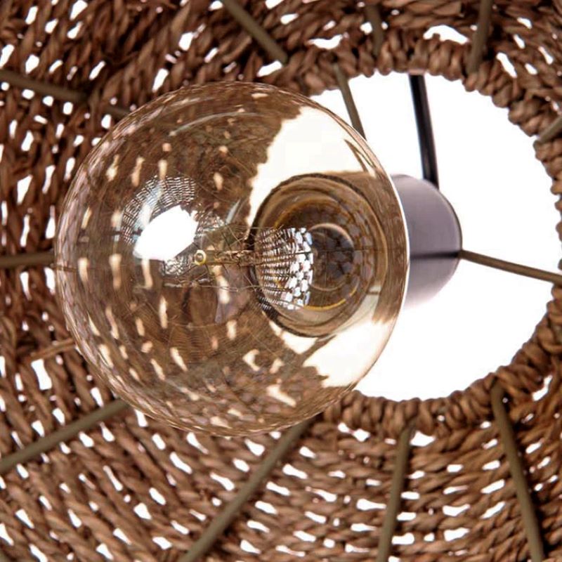 Zinco Rattan – sospensione rattan in camera da letto naturale