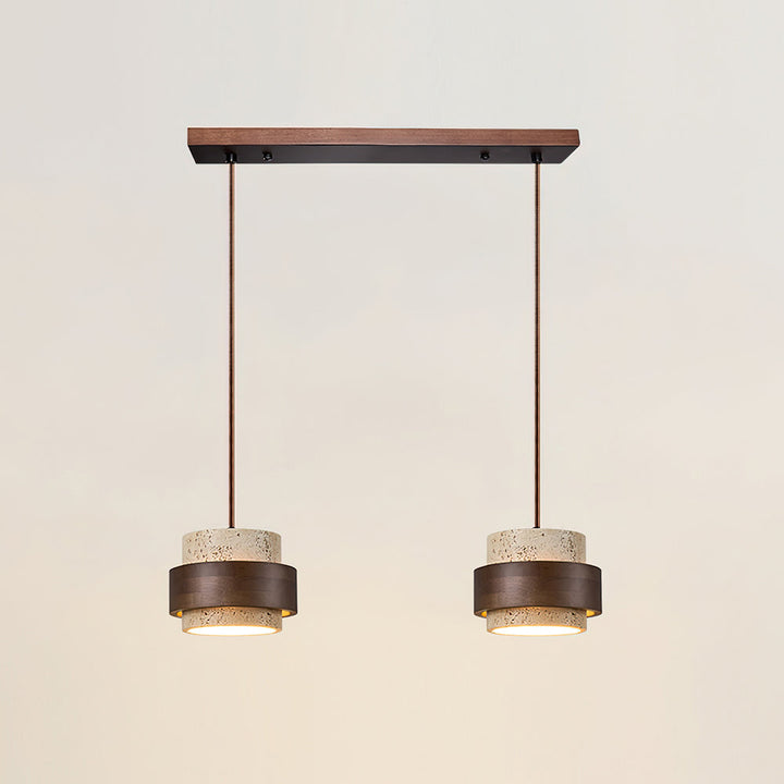 Zinco Terra – Lampada a Sospensione in Travertino Naturale – Zincooccasions