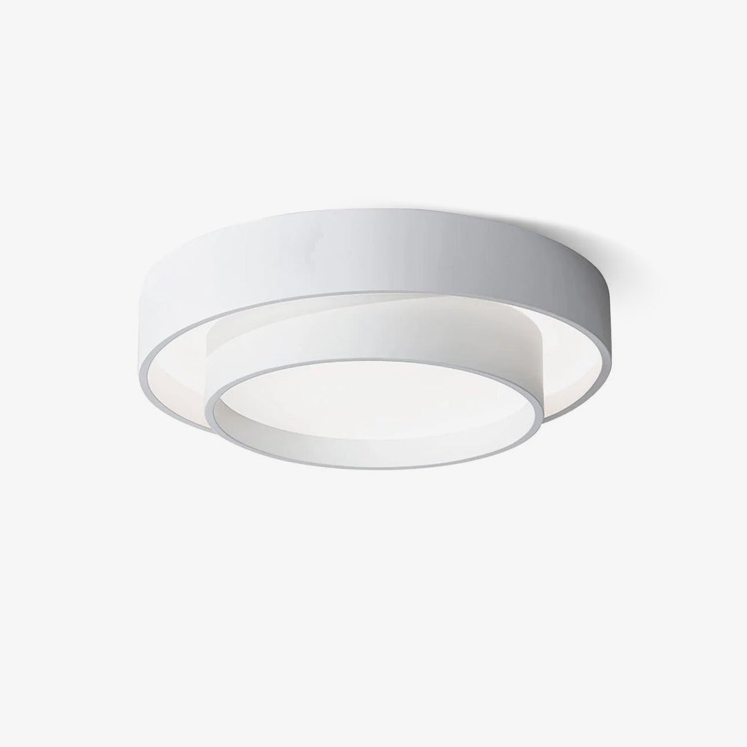Zinco Doppio Anello – Plafoniera LED a Doppio Anello Cilindrico – Zincooccasions