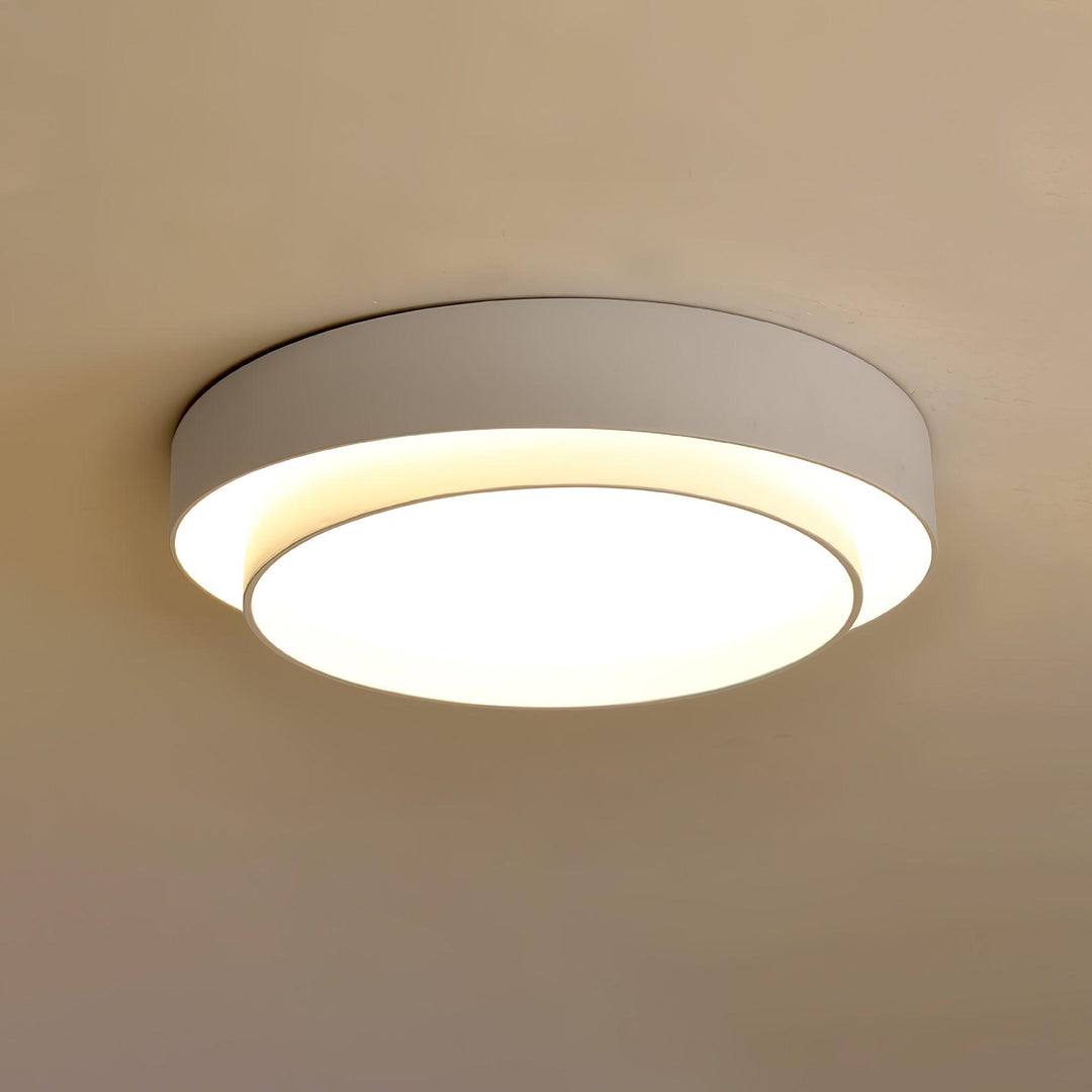 Zinco Doppio Anello – Plafoniera LED a Doppio Anello Cilindrico – Zincooccasions