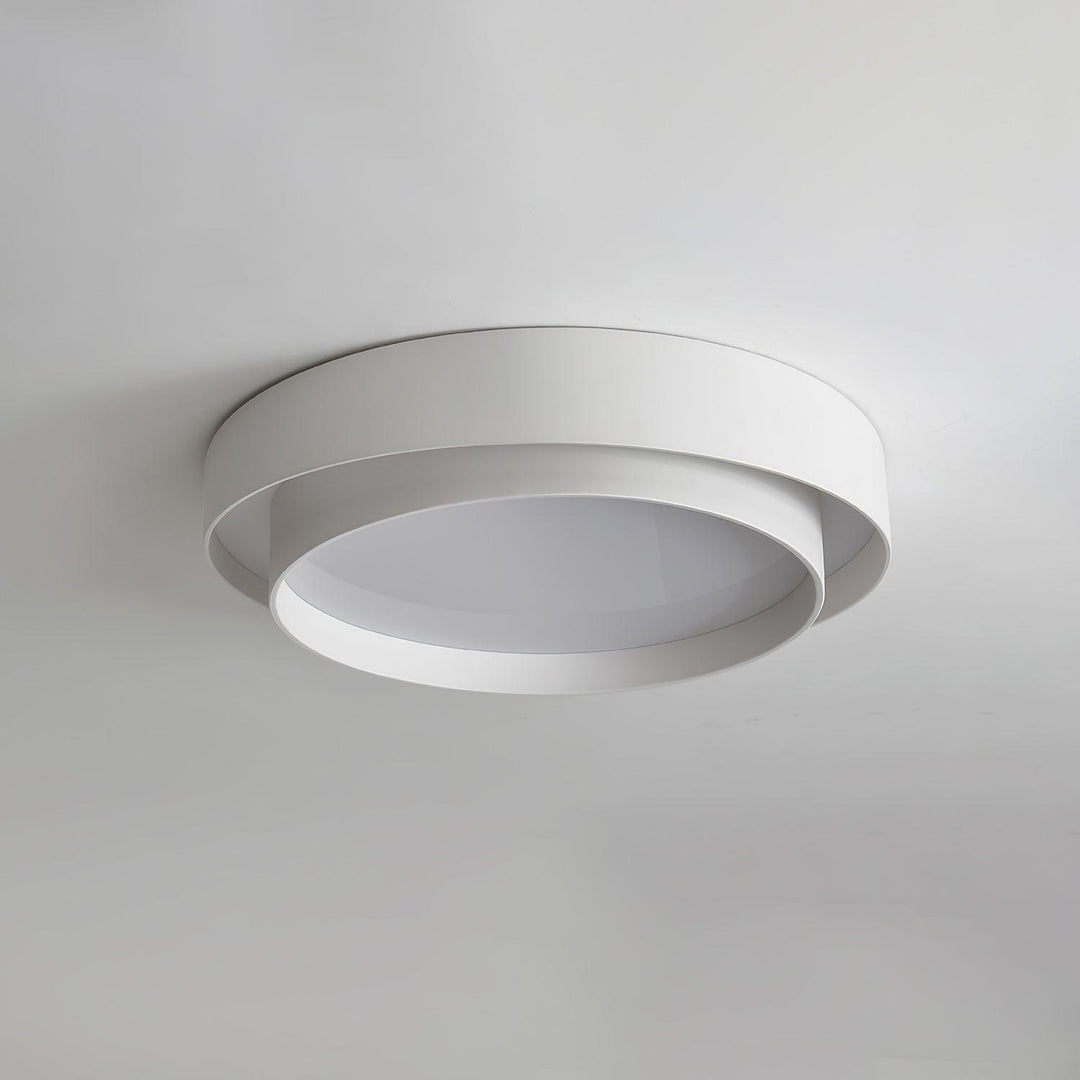 Zinco Doppio Anello – Plafoniera LED a Doppio Anello Cilindrico – Zincooccasions