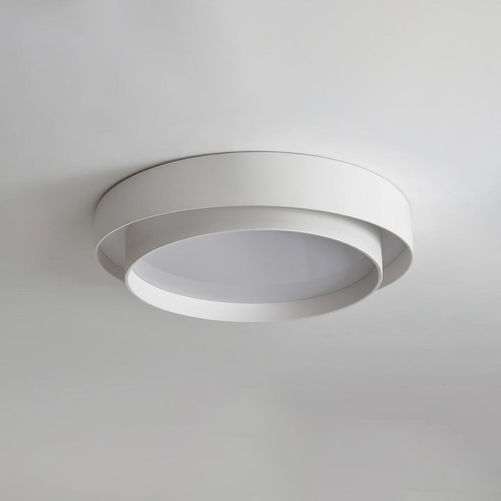 Zinco Doppio Anello – Plafoniera LED a Doppio Anello Cilindrico – Zincooccasions