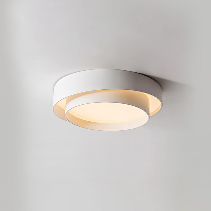 Zinco Doppio Anello – Plafoniera LED a Doppio Anello Cilindrico – Zincooccasions