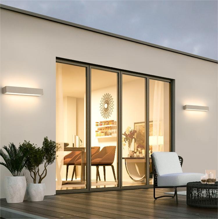 Zinco Rettangolo – Applique da Esterno Rettangolare LED in Metallo e Acrilico – Zincooccasions