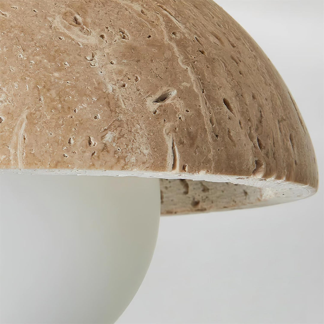 Zinco Pietra – Plafoniera Minimalista in Travertino per Soffitto – Zincooccasions