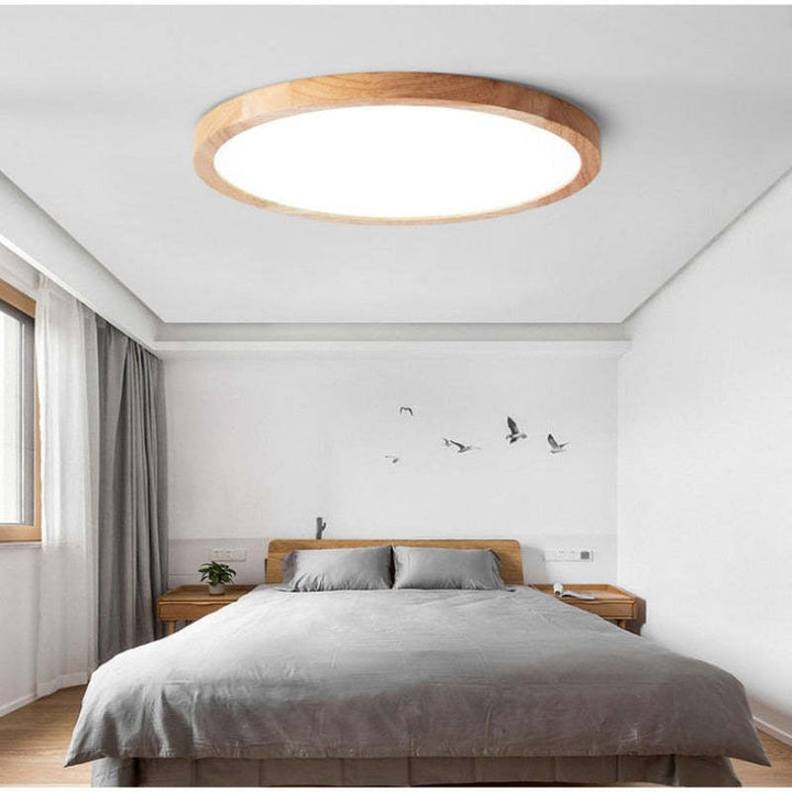 Zinco Bosco – soffitto rotondo legno, illuminazione calda