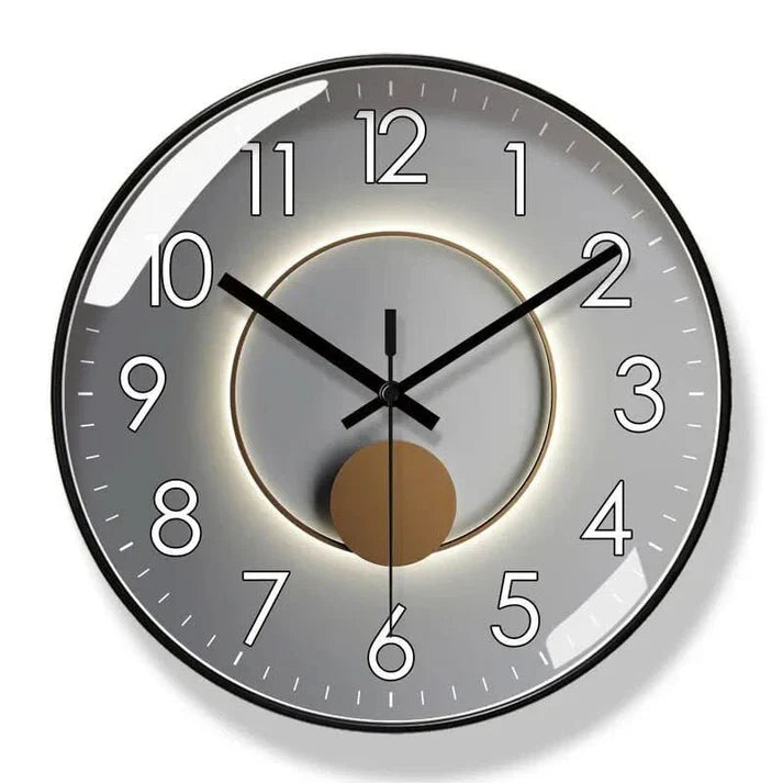 ScandiClock – Orologio da Parete Nero in Stile Nordico – Zincooccasions